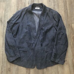 Calvin Klein linen-cotton blazer size 14